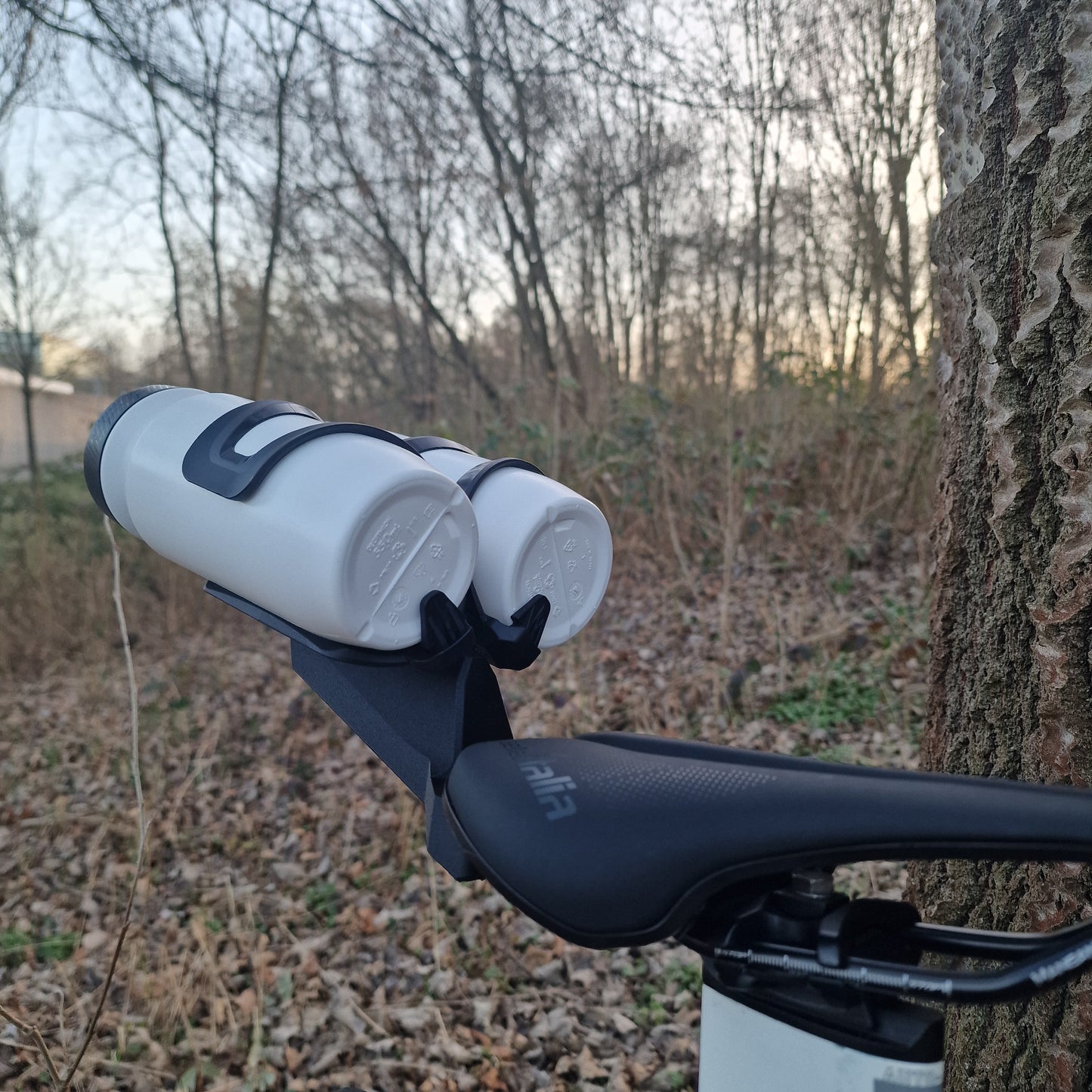 BTS Bottle Cage Holder | Universal saddle mount (Angled, Straight, Direct) | Aero Saddle Bottle Mount | Tri Bike Hydration System