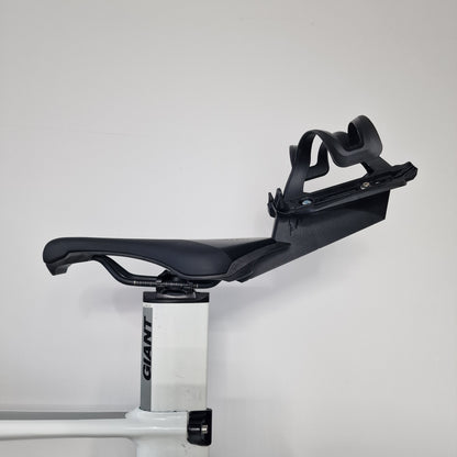 BTS Bottle Cage Holder | Universal saddle mount (Angled, Straight, Direct) | Aero Saddle Bottle Mount | Tri Bike Hydration System