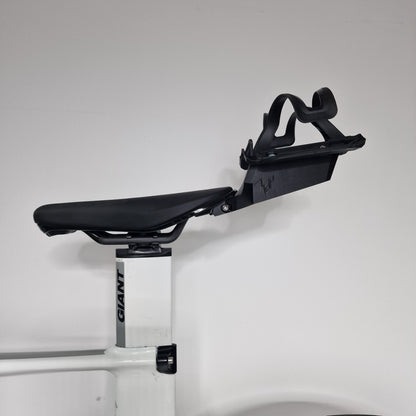 BTS Bottle Cage Holder | Universal saddle mount (Angled, Straight, Direct) | Aero Saddle Bottle Mount | Tri Bike Hydration System