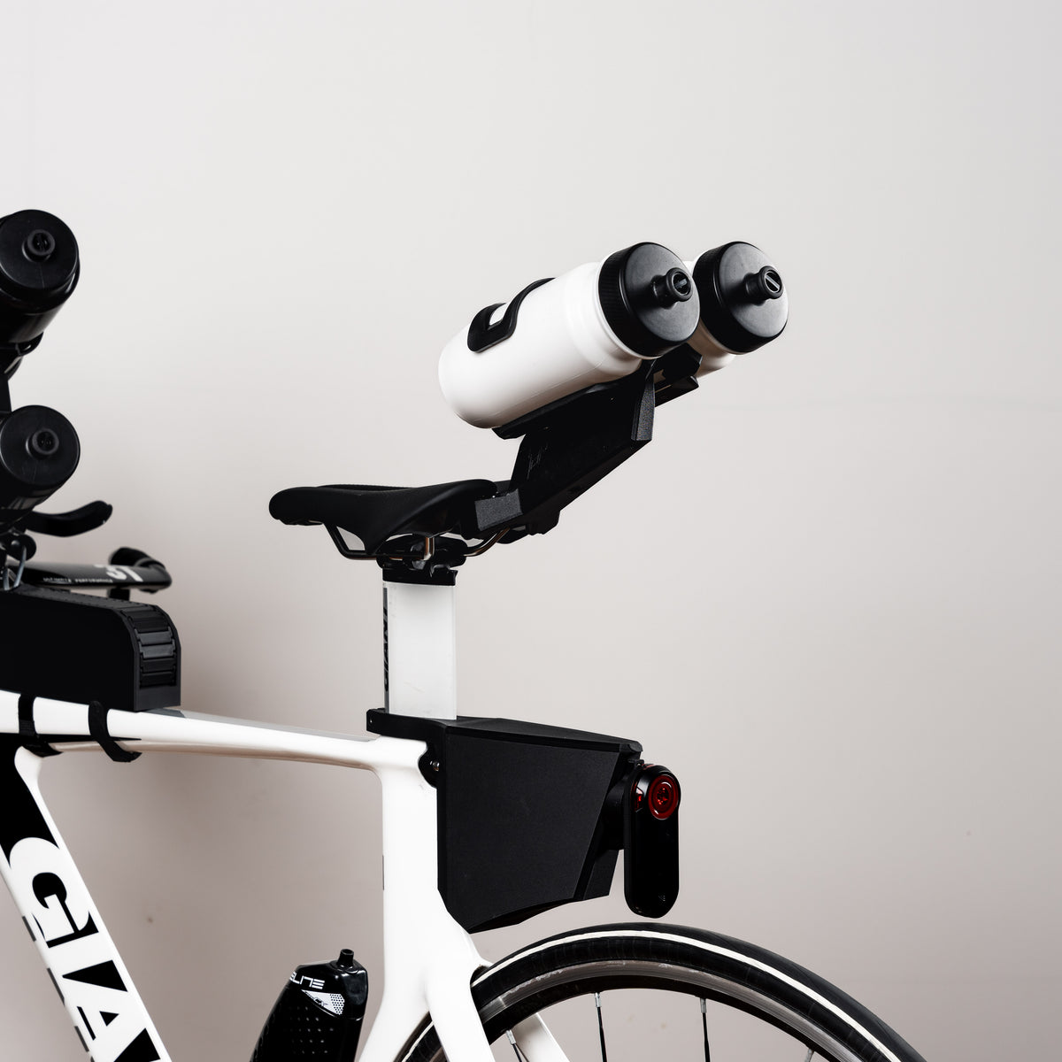 BTS Bottle Cage Holder | Universal saddle mount (Angled, Straight, Direct) | Aero Saddle Bottle Mount | Tri Bike Hydration System
